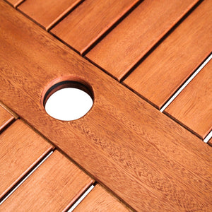 Sienna Brown Dining Table with Straight Legs