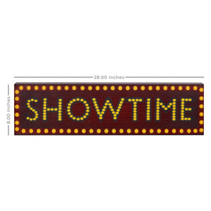 Wooden Showtime Wall Art